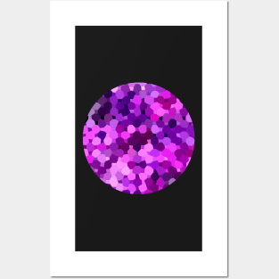 Purple Octagons Posters and Art